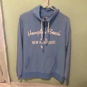 Artisans Apparel Light Blue Hampton Beach Sweatshirt Size Large